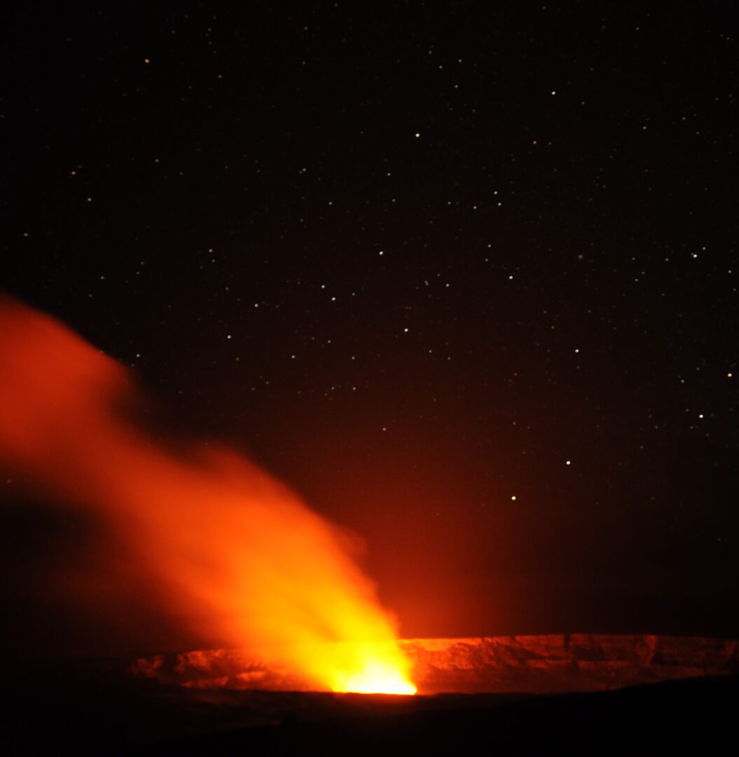 Kilauea by night